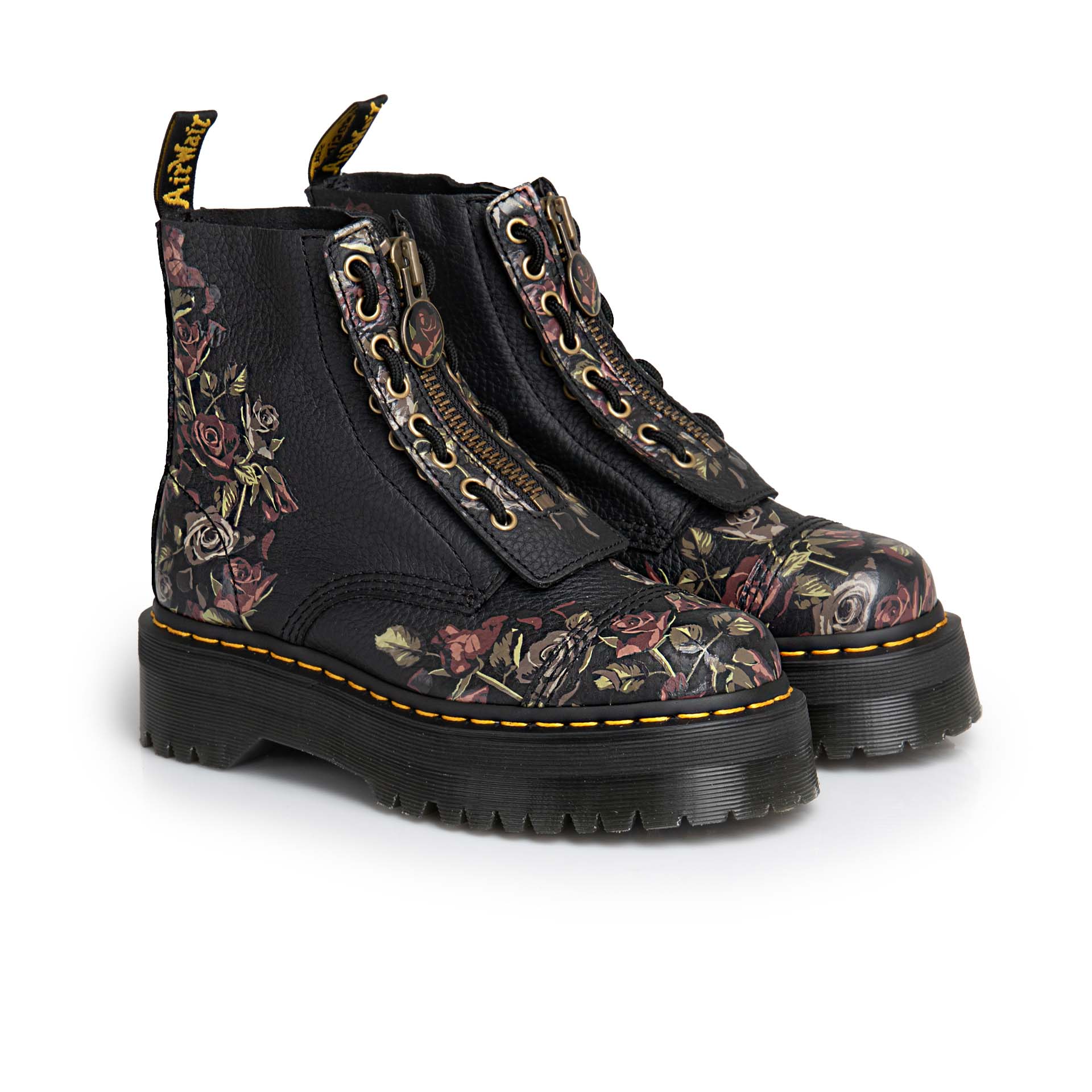 Buty Dr. Martens Decayed Roses Classic Tumbled Nappa