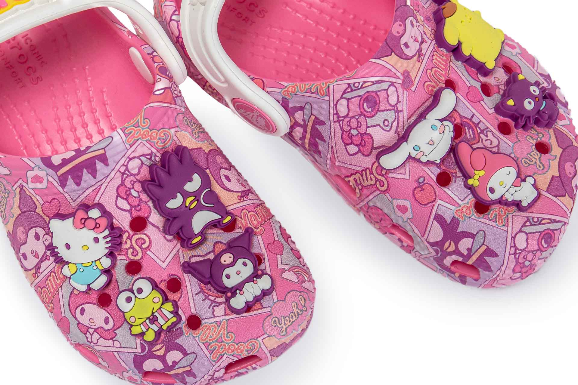 Klapki dziecięce Crocs Hello Kitty Clog 208025-680