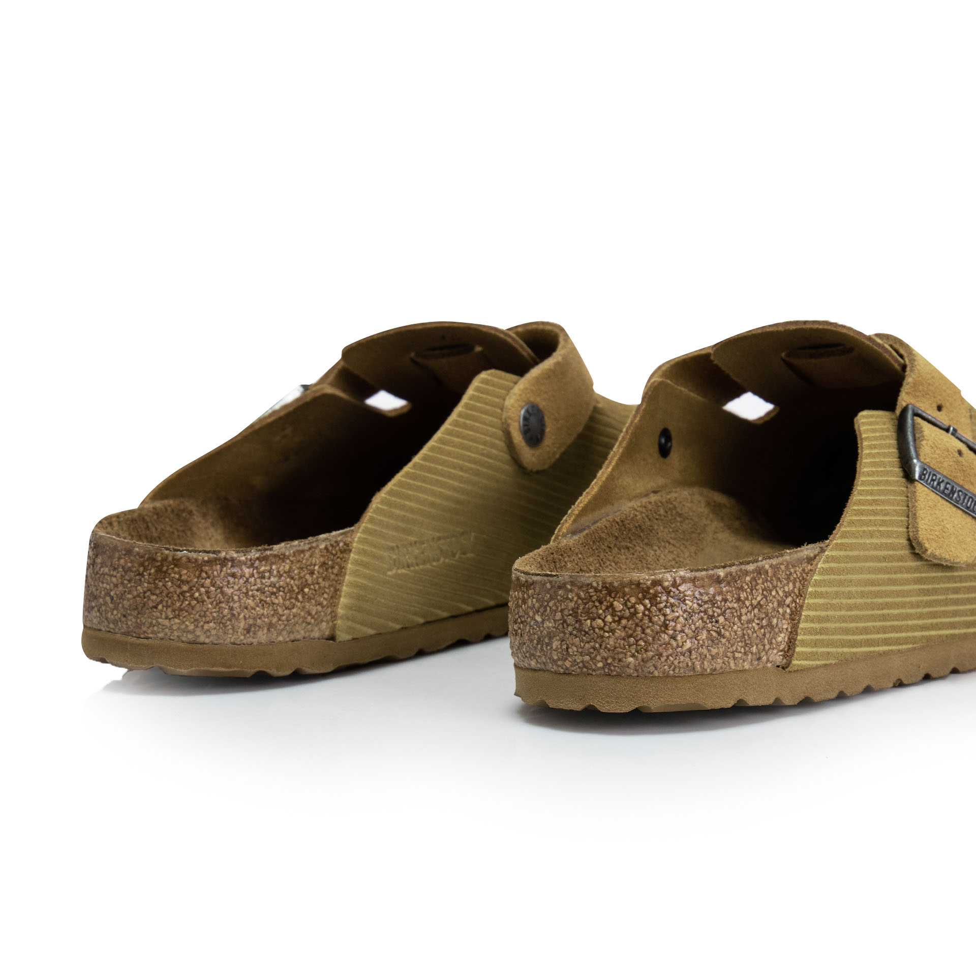 Klapki Birkenstock Boston Corduroy Cork Brown 