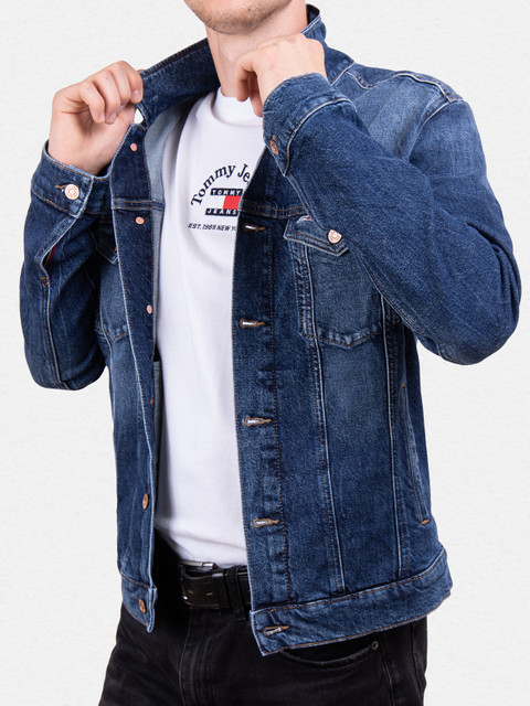 Kurtka jeansowa męska Tommy Hilfiger DM0DM10841-1BK L