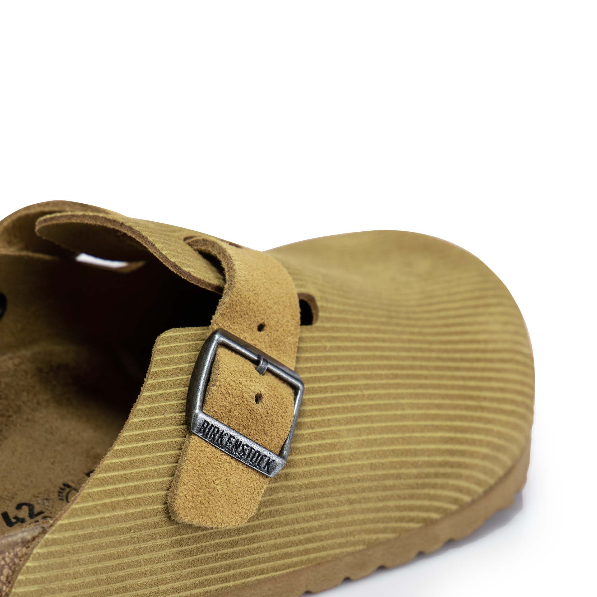 Klapki Birkenstock Boston Corduroy Cork Brown 