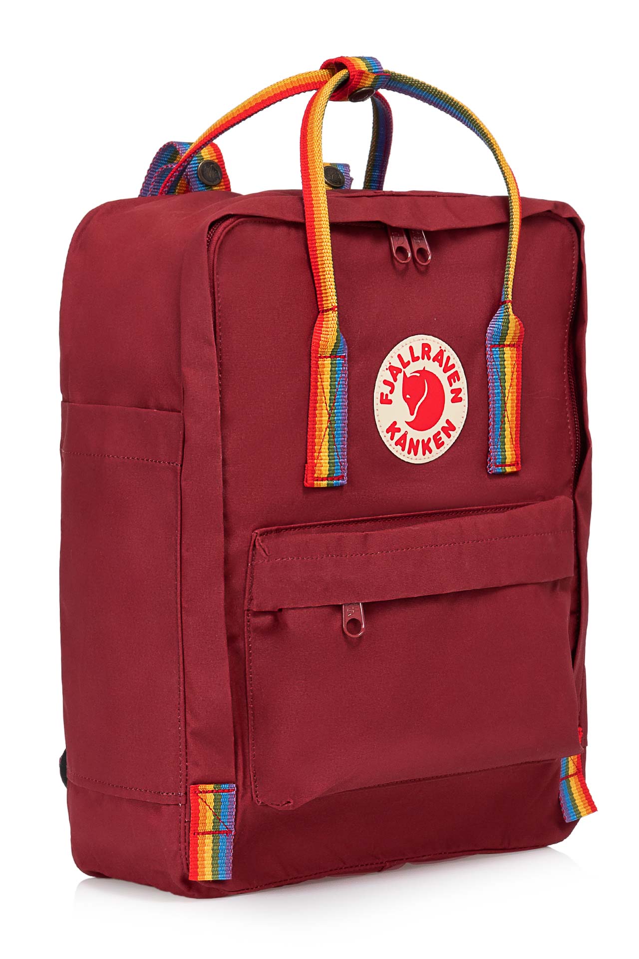 Plecak Fjallraven Kanken Ox Red-Rainbow Pattern F23620-326-907