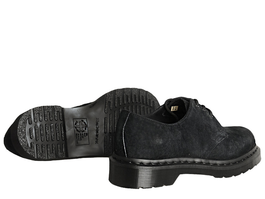 Dr. Martens Black Suede Shoes Soft Buck 1461-25699001