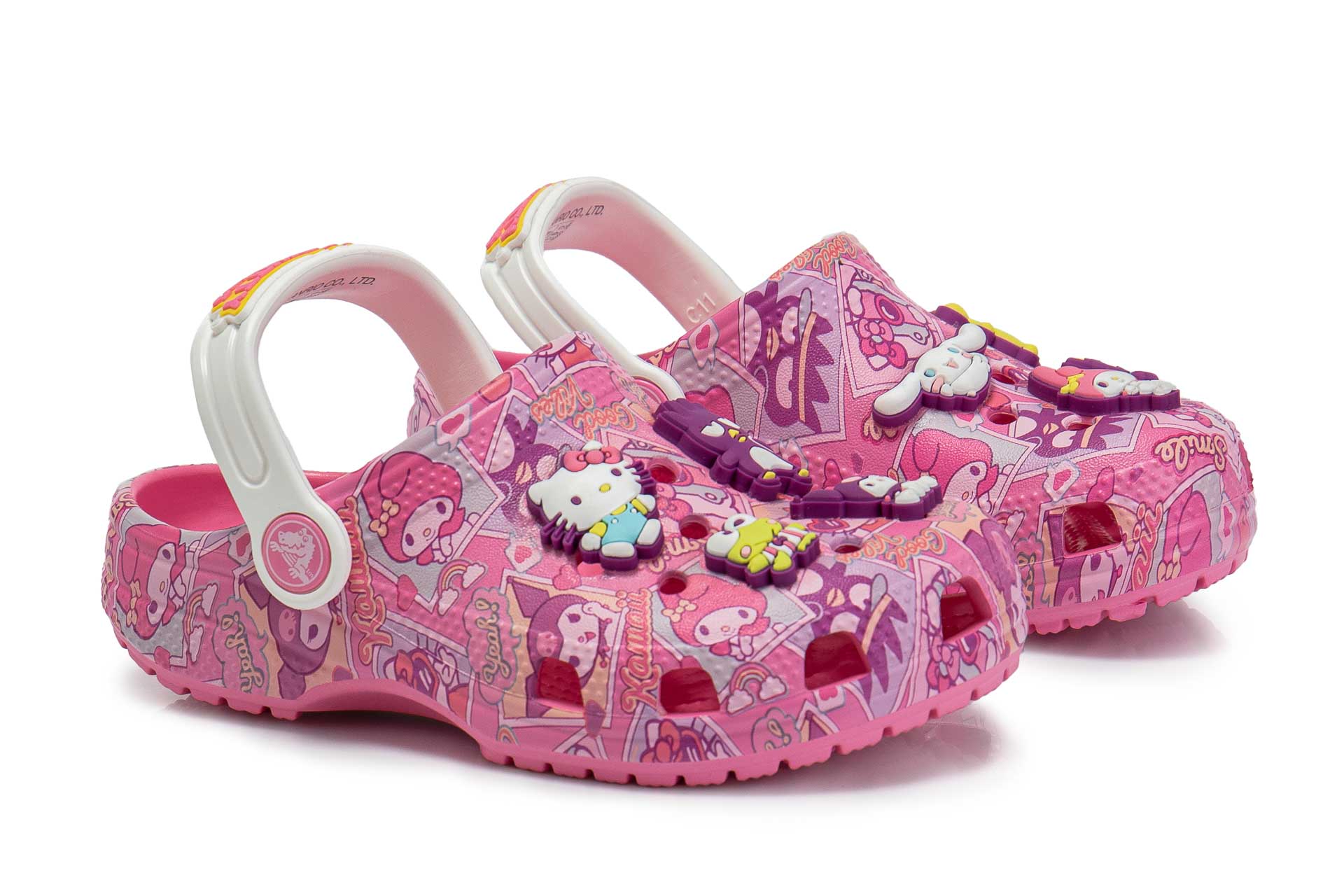 Klapki dziecięce Crocs Hello Kitty Clog 208103-680