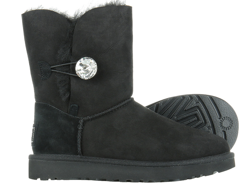 Buty UGG W Bailey Button Bling 1016553-BLK