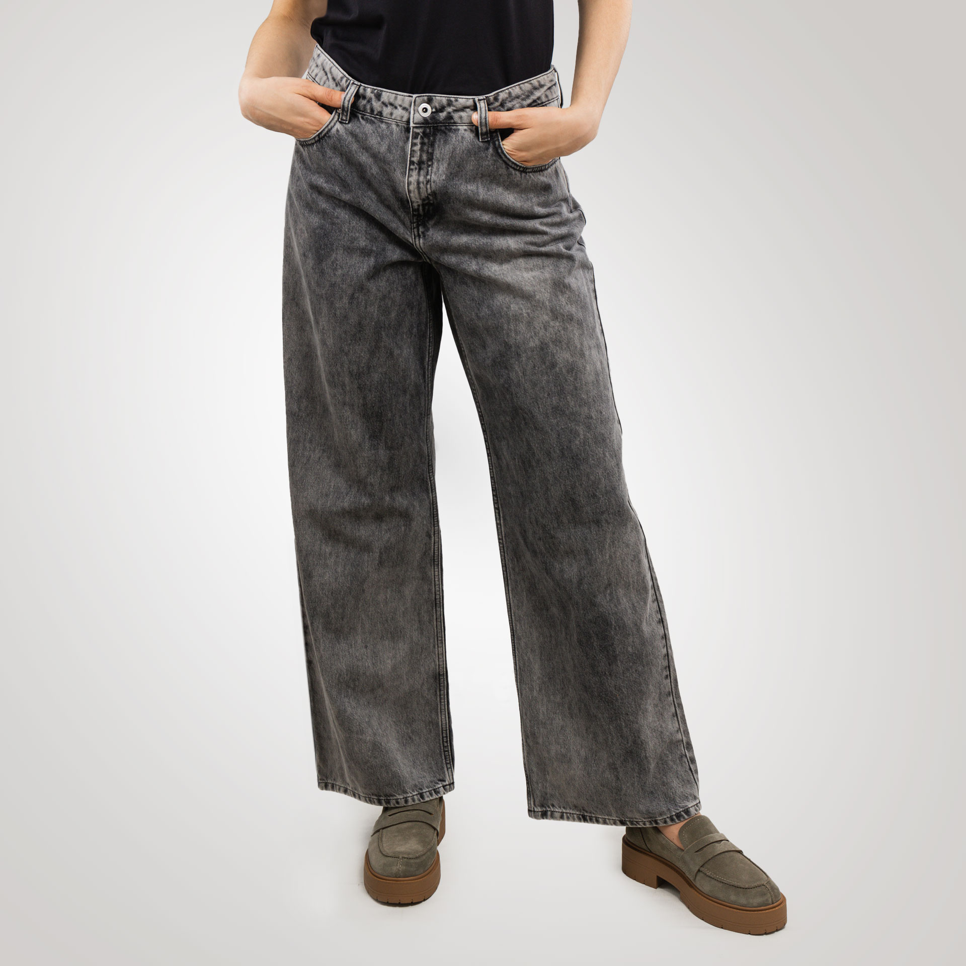 Spodnie jeansowe damskie Karl Lagerfeld