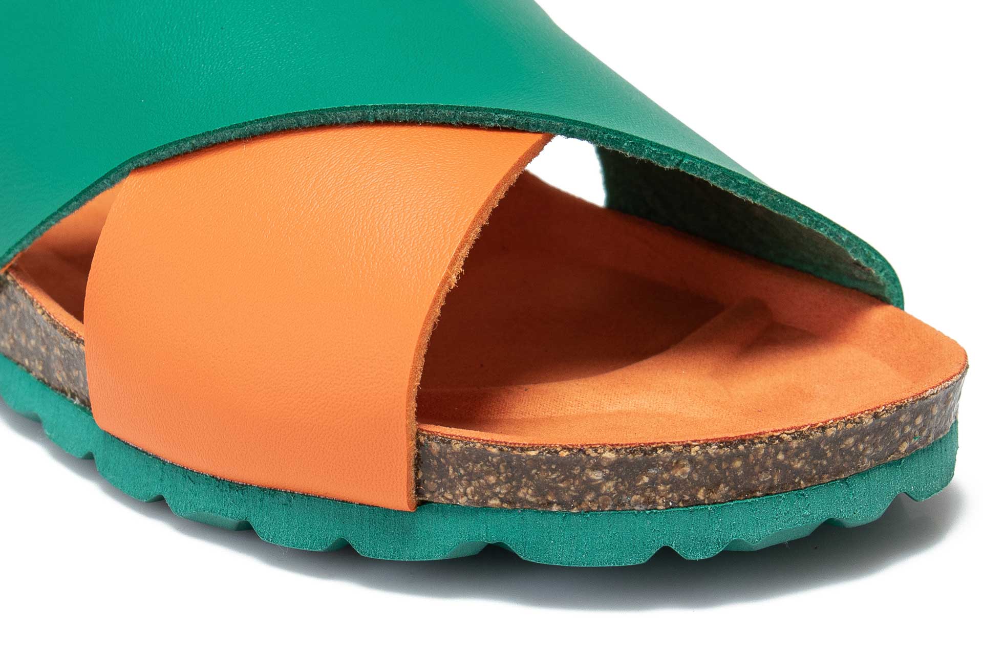 Sandały Surface Project Cross-Orange/Green													