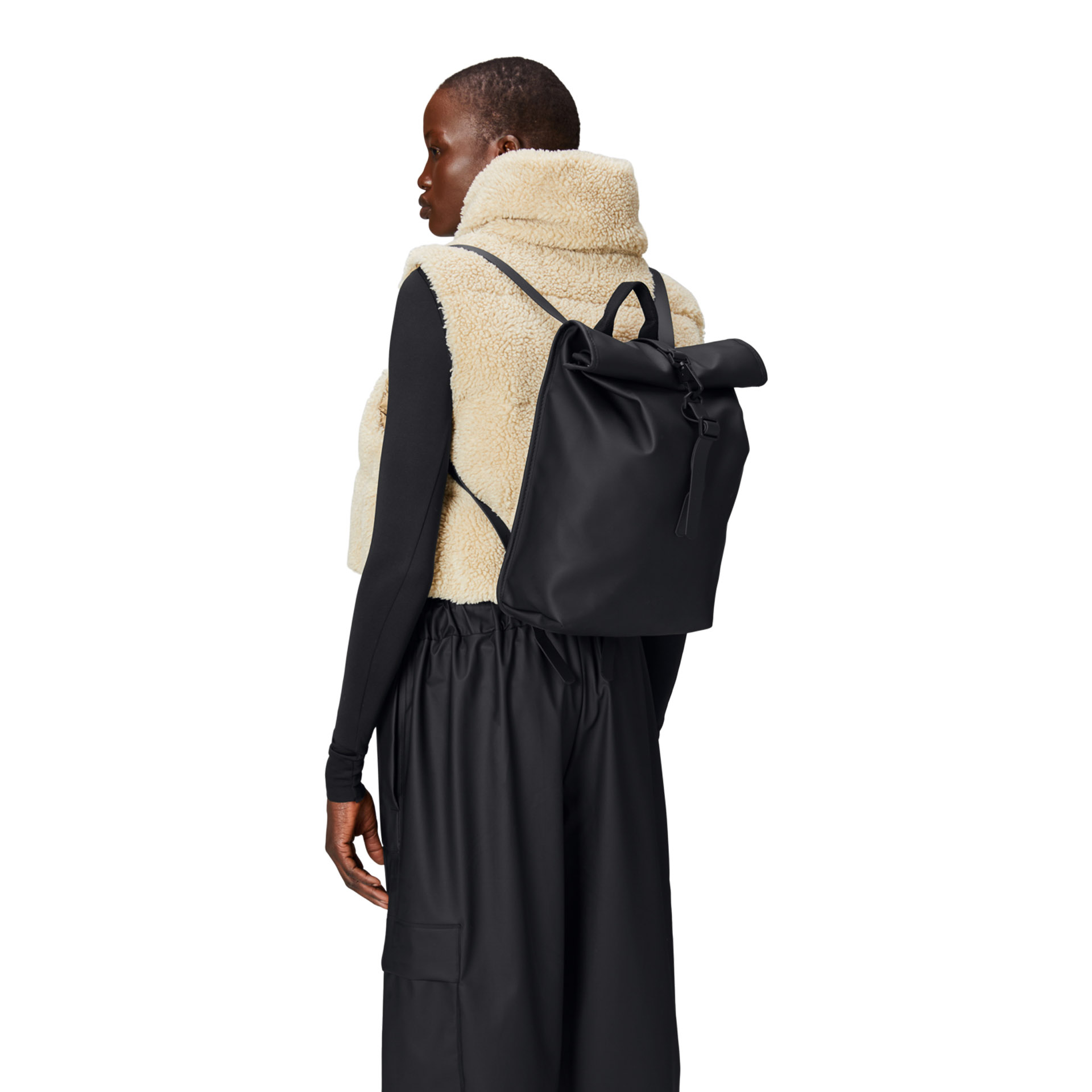 Plecak Rains Rolltop Mini Black