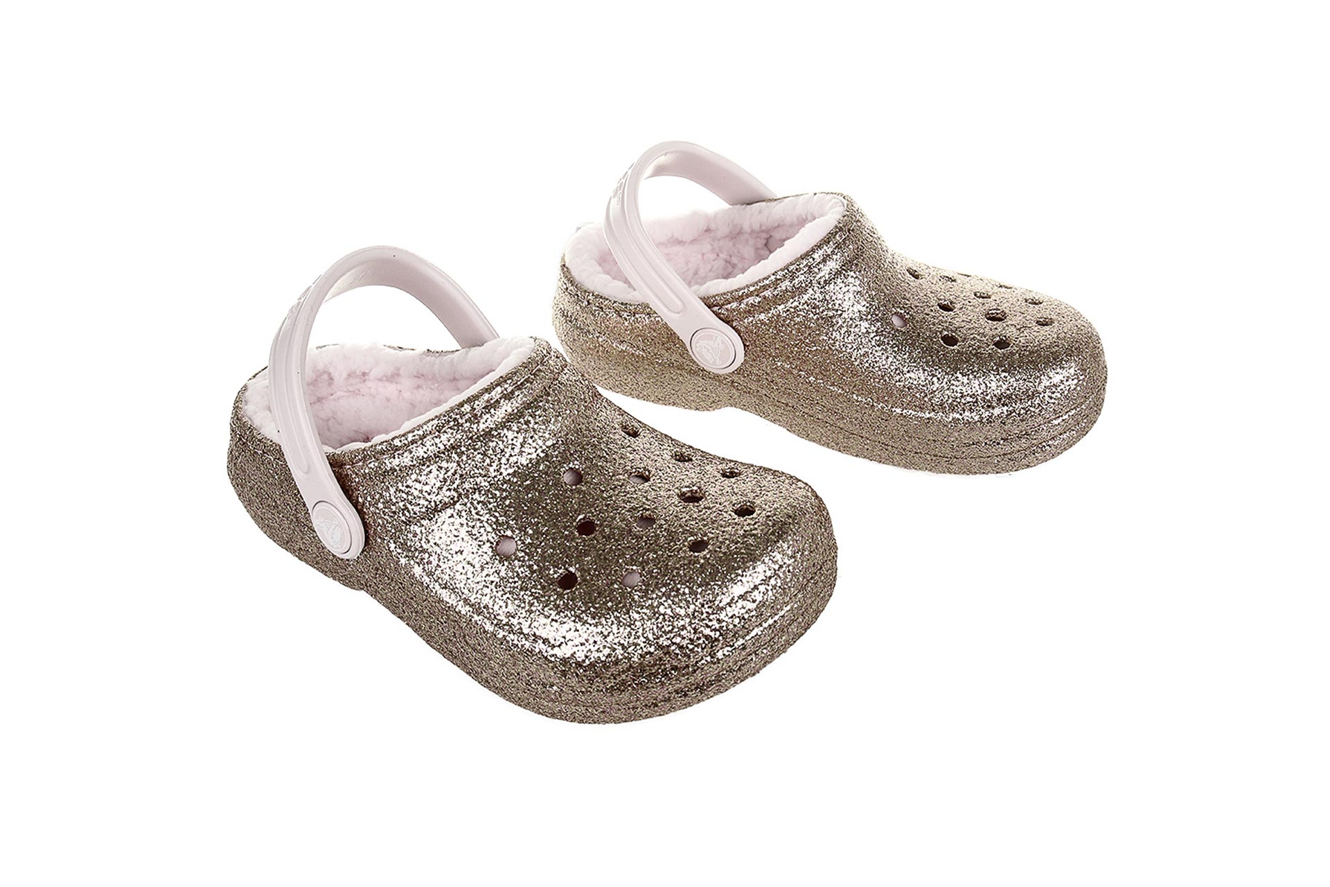 Klapki Crocs Classic Glitter Lined Clog 205937-2UB