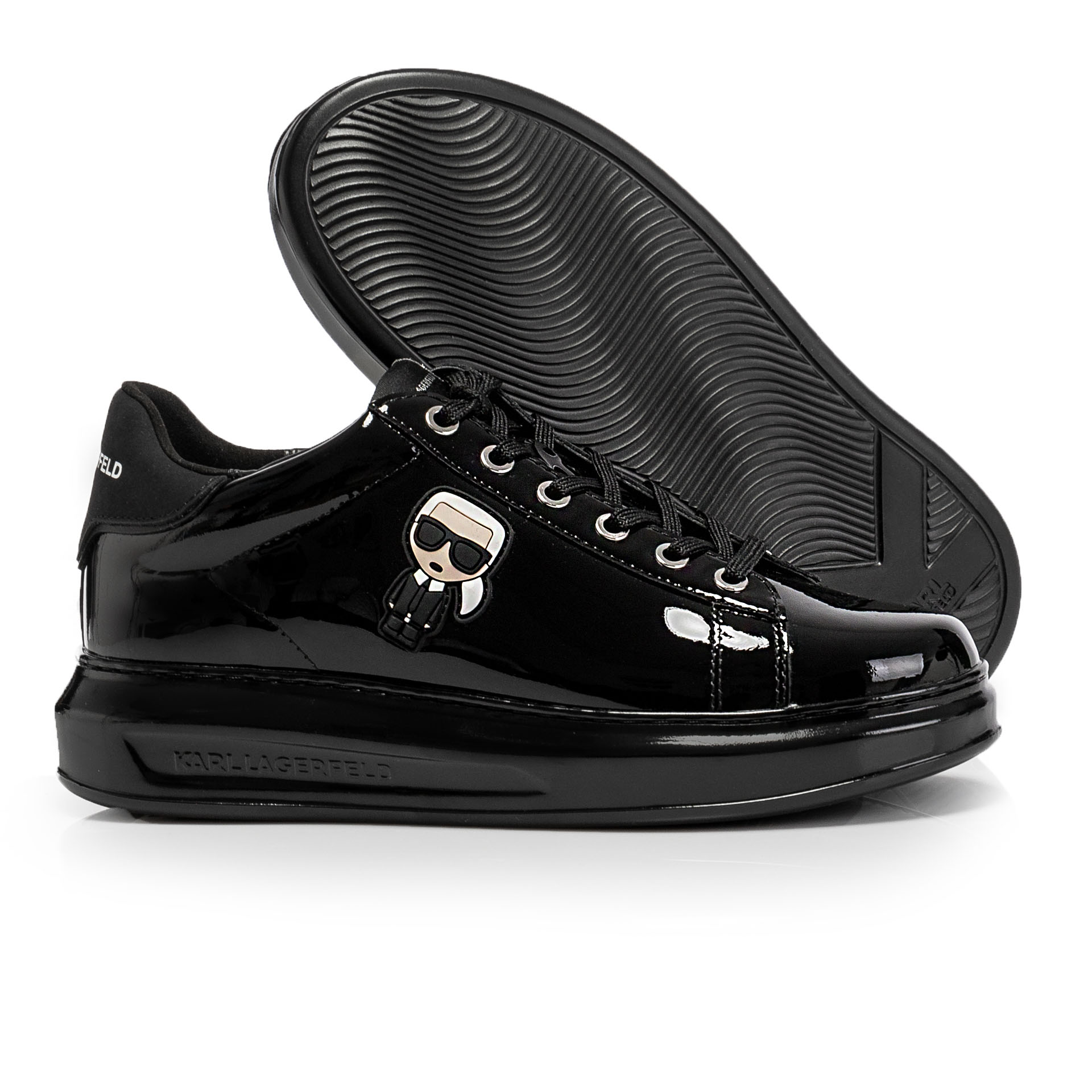 Sneakersy damskie Karl Lagerfeld Kapri Ikon ShineLo 