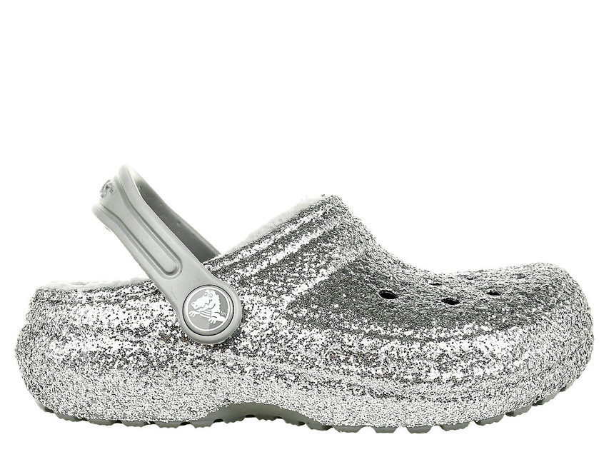 Klapki Crocs Classic Glitter Lined Clog 205937-00N