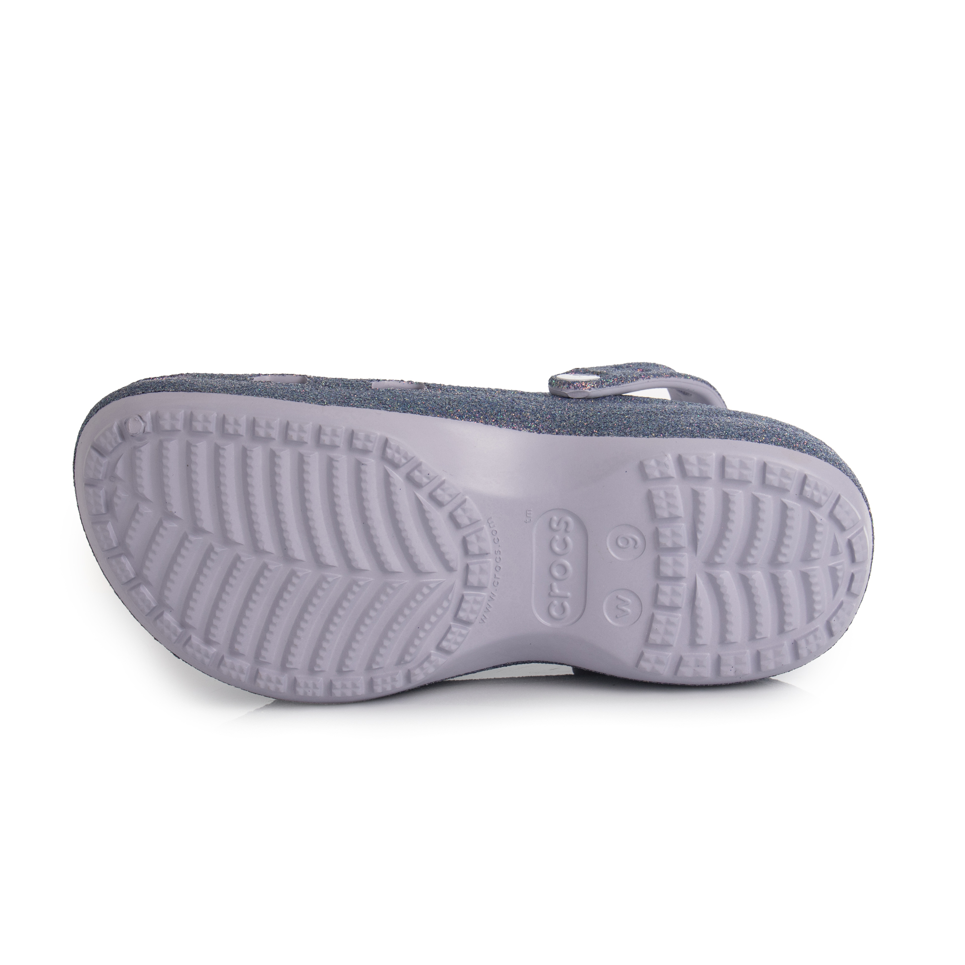 Klapki Crocs Platform Glitter Clog 