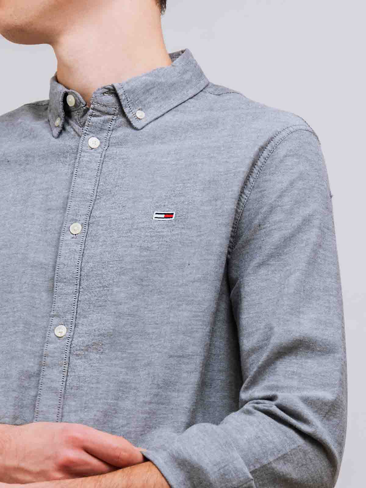 Tommy Jeans - TJM STRETCH OXFORD SHIRT - Dressup.ge