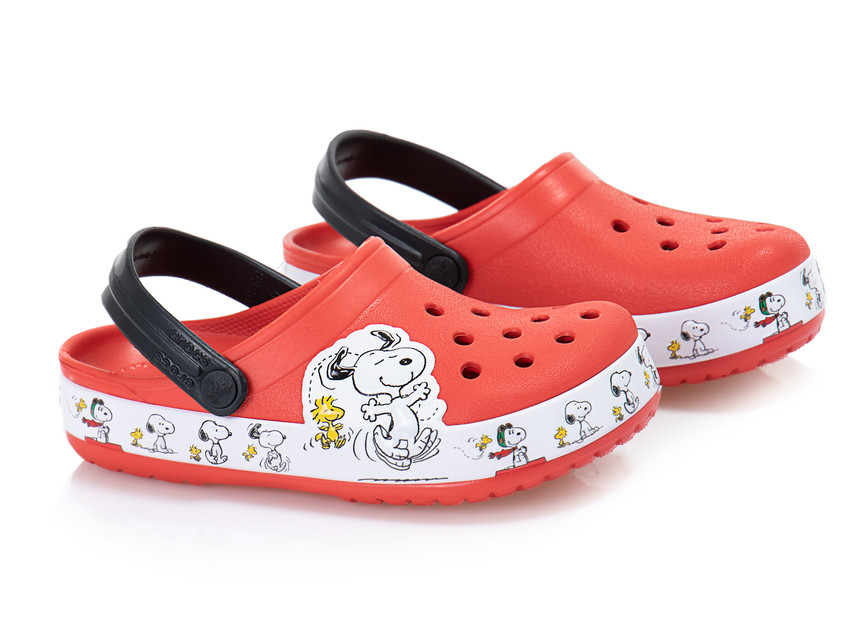 Klapki Snoopy Crocs Fun Lab 206176-8C1