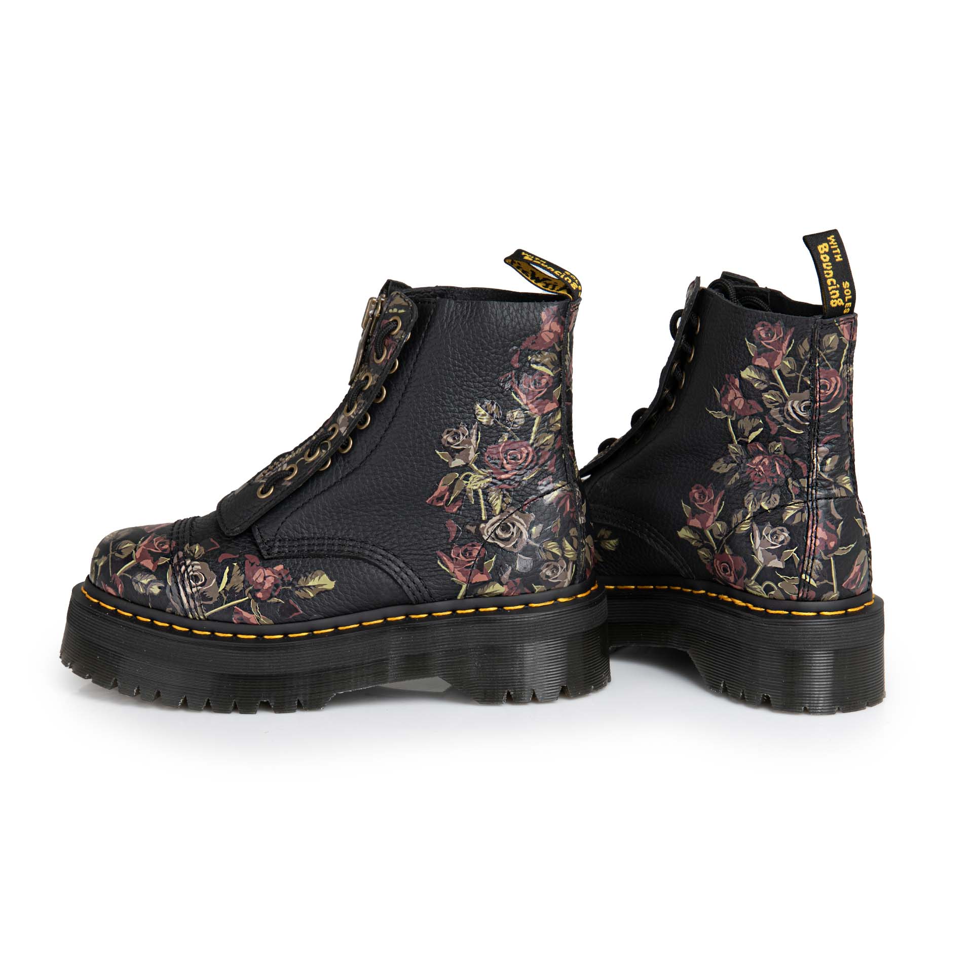 Buty Dr. Martens Decayed Roses Classic Tumbled Nappa