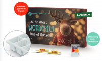 ECO L Adventskalender mit Markenfüllung und Papier-Inlay