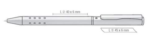 cocos-Twin Touchpen (28TWI) aus Metall