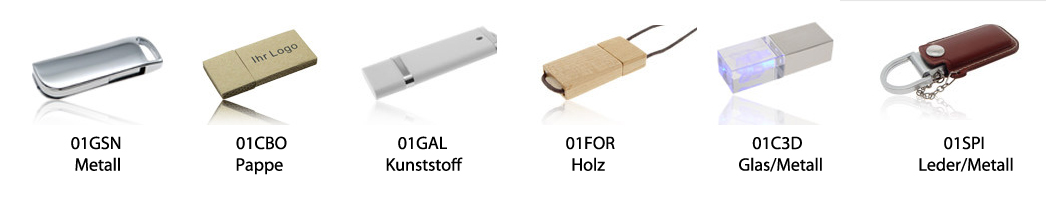 USB-Stick-Materialien