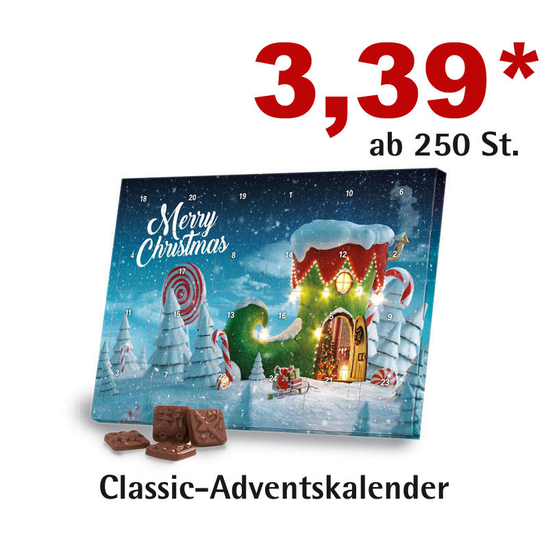 Classic-Tischadventskalender