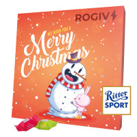 Ritter SPORT Adventskalender mit 24 Schokowürfeln