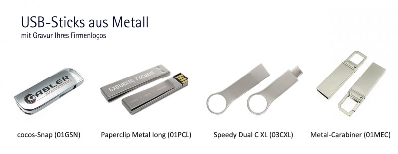 USB-Sticks aus metall