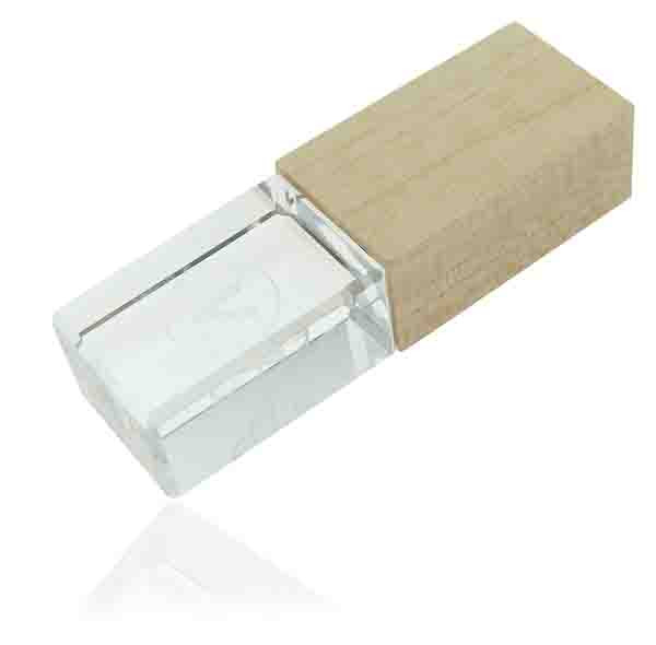 CRYSTAL-Drive Wood Holz-USB Stick