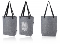 Felta GRS Filztasche mit Logo aus recyceltem Polyester