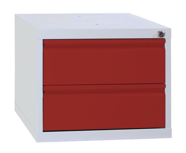 Schubladenmodul/ Unterbau - 2 Schubladen - 380x460x550 mm (HxBxT)