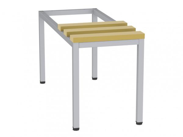 Sitzbank mit Holzlatten - zum Schrank SU300/1 - 395x320x770 mm (HxBxT)