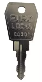 Masterkey/ Hauptschlüssel für Zahlenkominationschloss Euro-Locks
