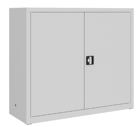 Büroschrank mit Flügeltüren - 2 Einlegeböden- 1040x1200x435 cm (HxBxT)