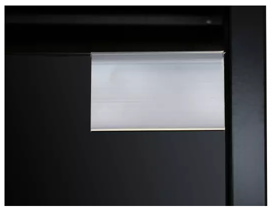 Etikettenfenster - selbstklebend - Kunststoff transparent - 40 x 70 mm