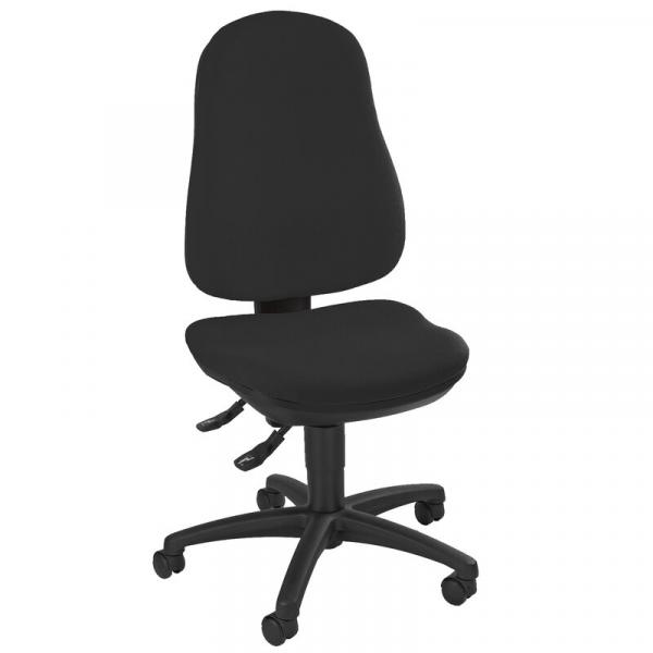 Bürodrehstuhl - gepolstert - Kunststofffußkreuz - GS zertifiziert