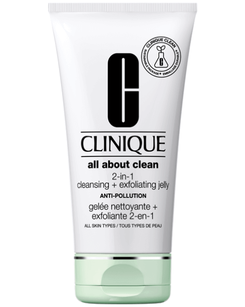Clinique Gesichtsreiniger All About Clean 2 in 1 Cleansing + Exfoliating Jelly Anti Pollution