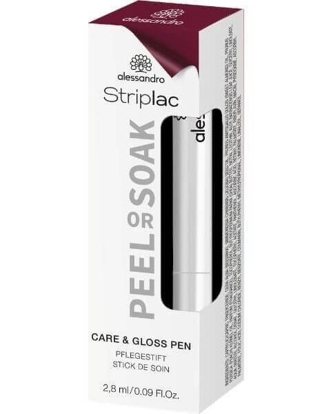 Alessandro Striplac Peel or Soak Care &amp; Gloss Finish