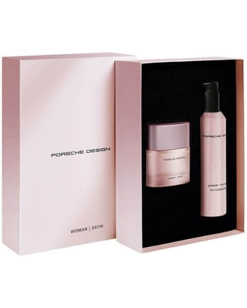 Porsche Design Woman Satin Gift Set = E.d.P Spray 50 ml + Body Milk 200 ml