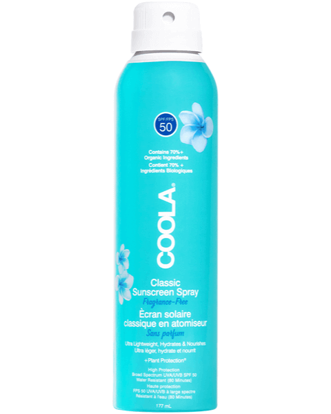 Coola Classic Body Spray Unscented SPF 50