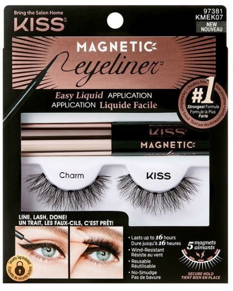 KISS Falsche Wimpern Magnetic Eyeliner/Eyelash Set 07