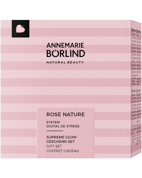 Annemarie Börlind Rose Nature Supreme Glow Set = Spreme Glow Cream-Gel 50 ml + Night Repair Drops 5
