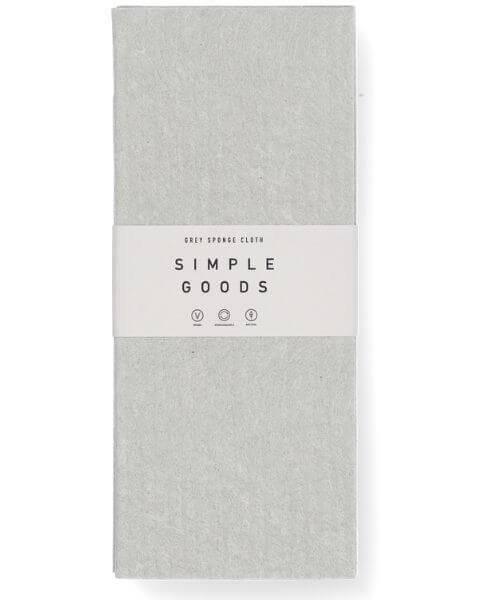 Simple Goods Haushaltsreiniger Sponge Cloth Grey
