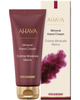 Ahava Deadsea Water Mineral Hand Cream Vivid Burgundy