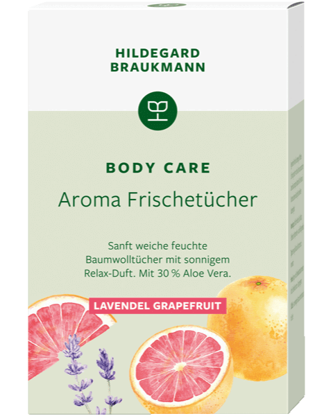 Hildegard Braukmann Body Care Aroma Frischetücher Lavendel Grapefruit