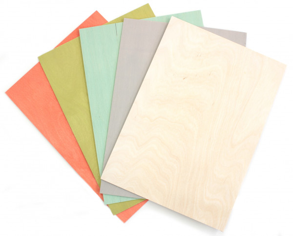Bastelsperrholz 5er Set 34x24cm