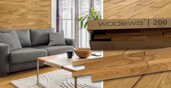 wodewa Designpaneel Holzwandverkleidung