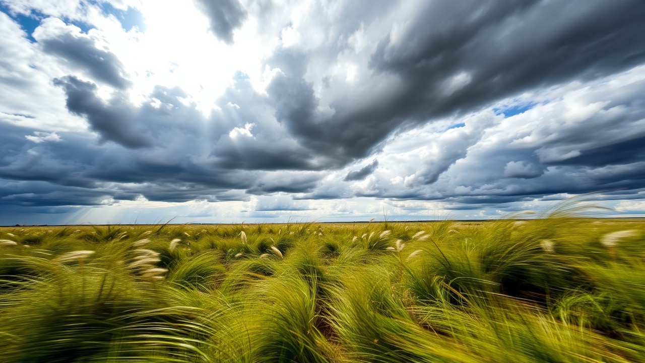 Darstellung von Wind