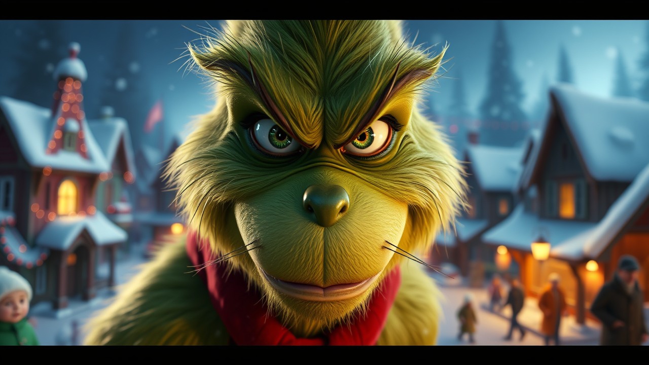 Der Grinch aus Wie der Grinch Weihnachten gestohlen hat