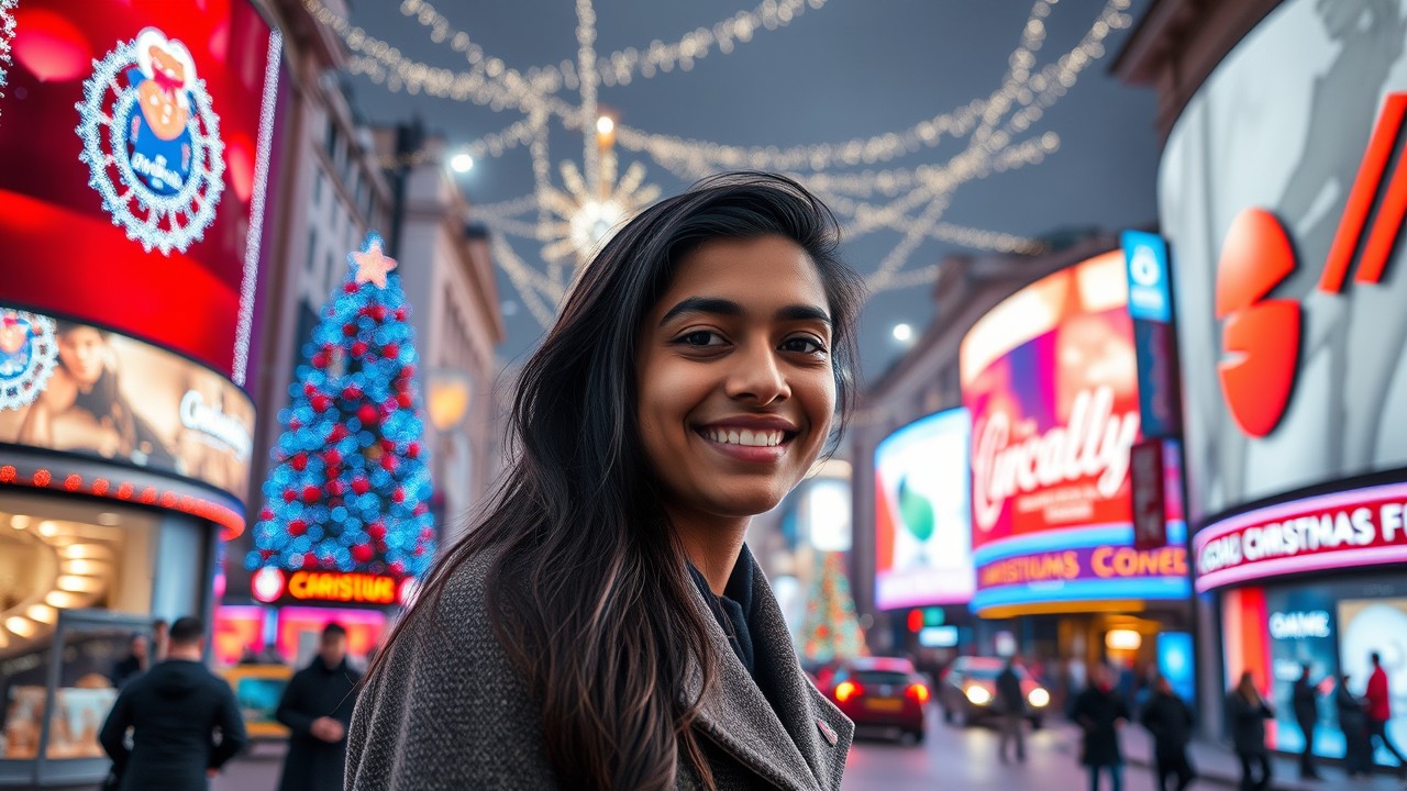 Emily feiert Weihnachten in England