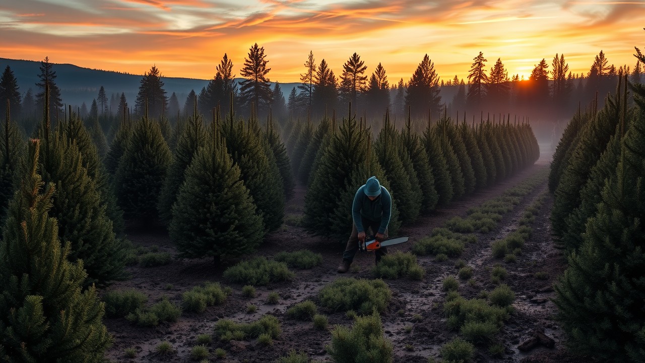 Weihnachtsbäume und ihre ökologische Bilanz: Ein Blick auf den Brauch (Niveau 2)