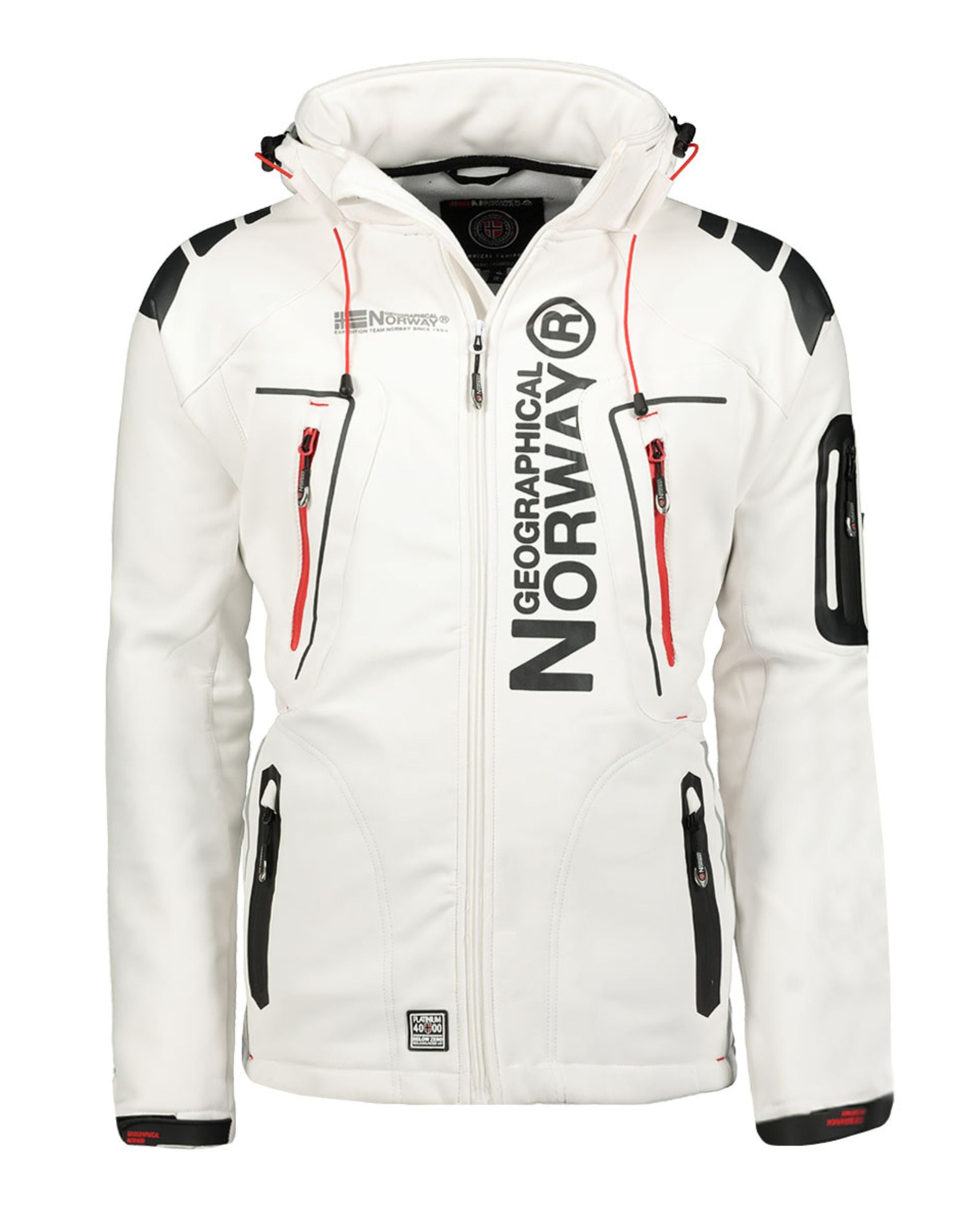 Geographical Norway Jacket Winter Jacket Men Polyester White