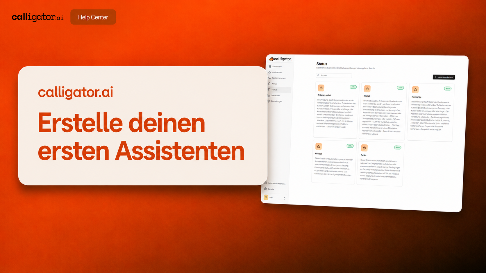 Erstelle deinen ersten Assistenten